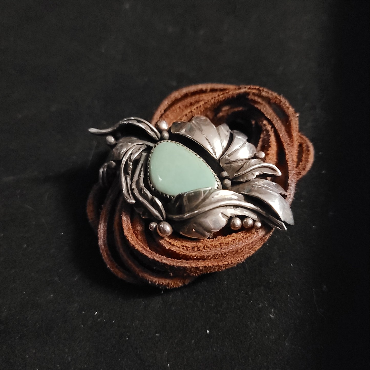 Kingman Turquoise Desert Bloom Pendant