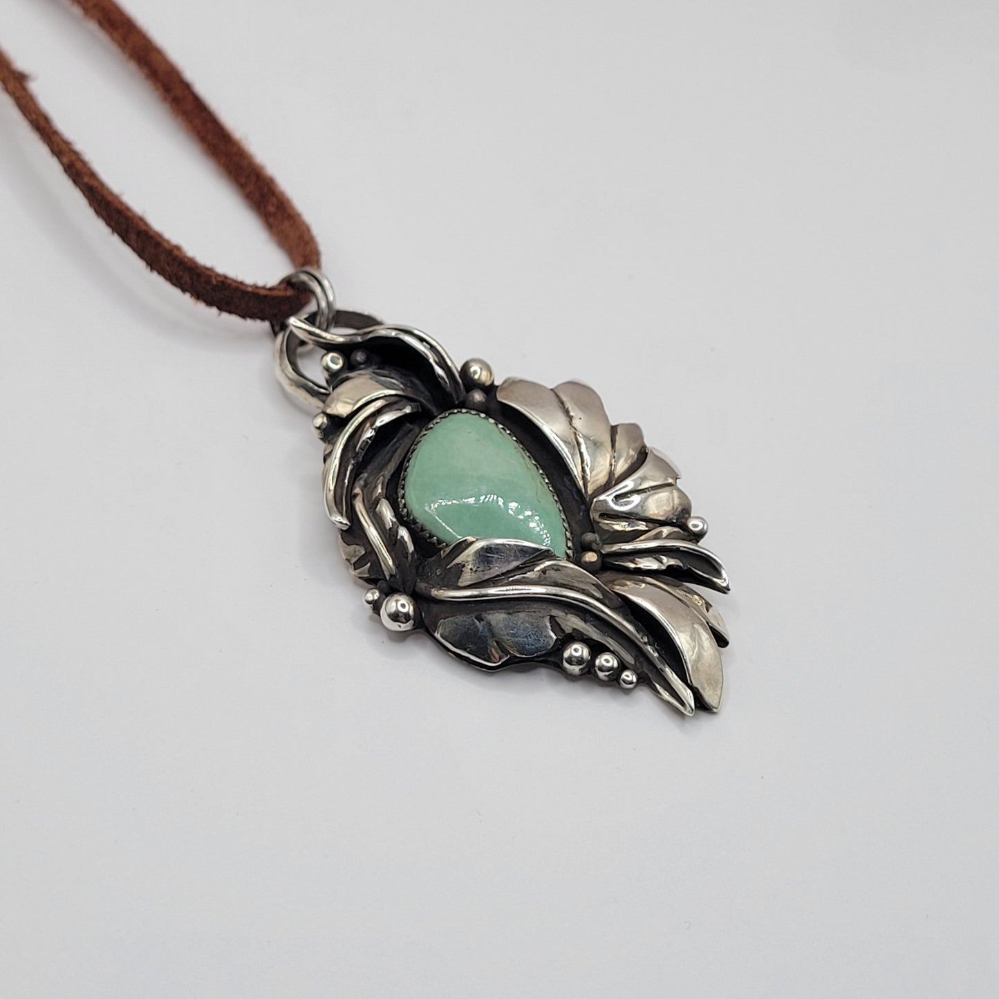 Kingman Turquoise Desert Bloom Pendant