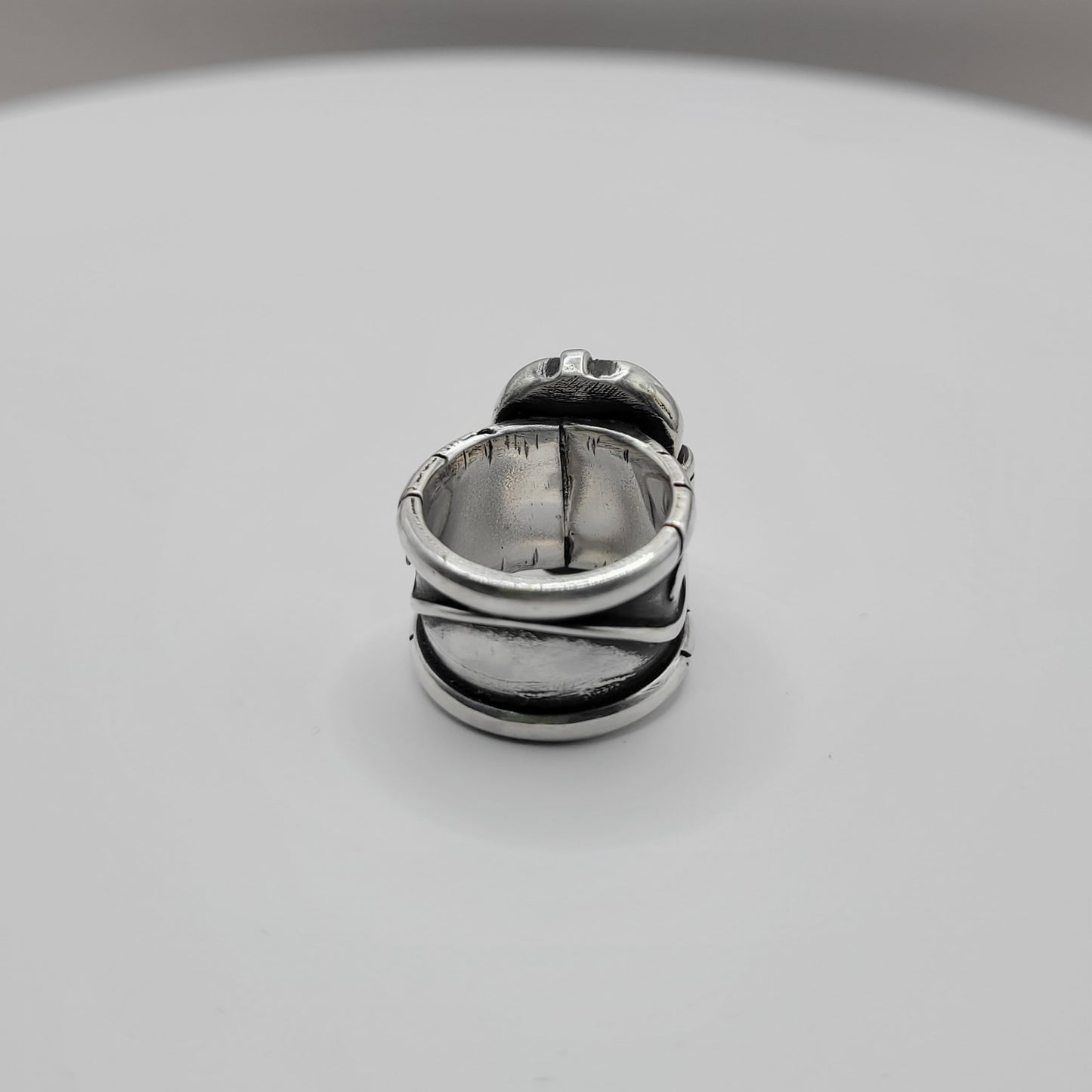 Pink Conch Shell Pinky Ring (size 5)