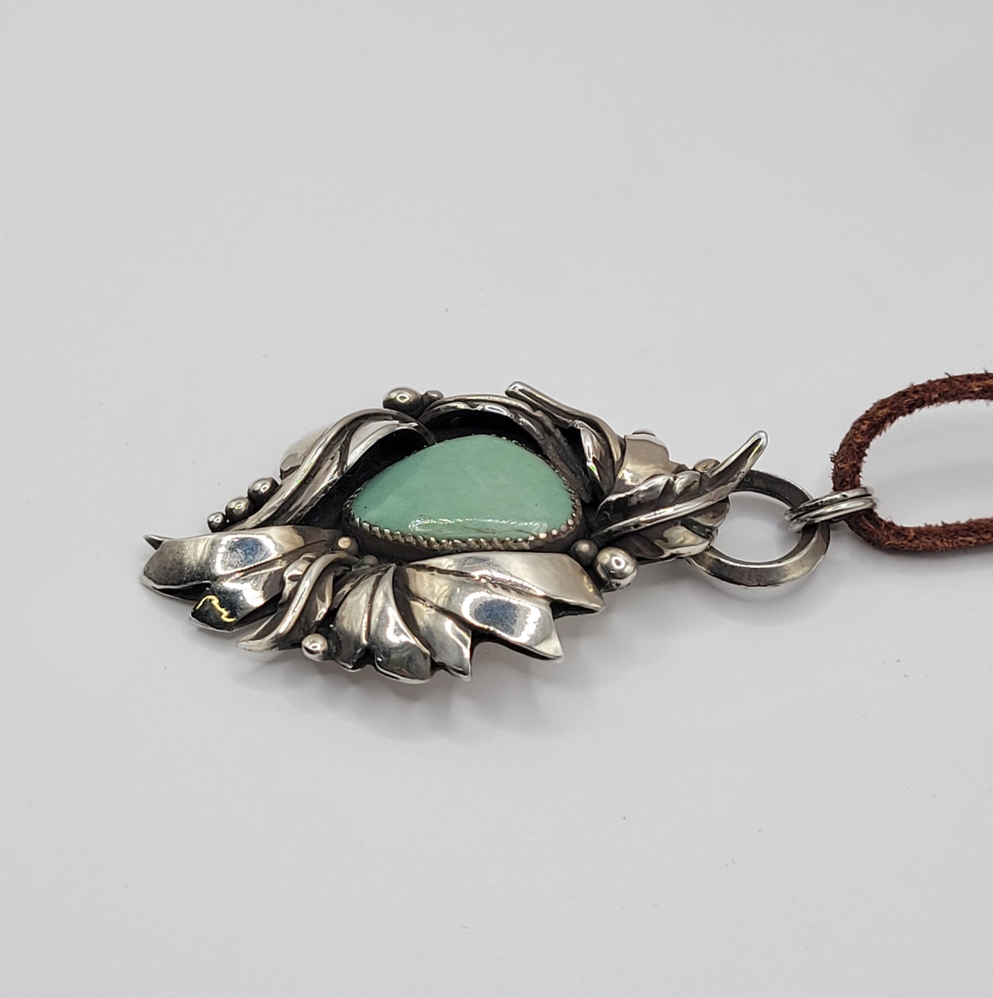 Kingman Turquoise Desert Bloom Pendant